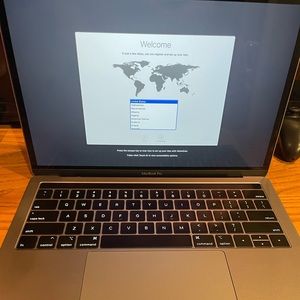 MacBook Pro 13inch 2018 model